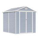 TechTen - Modern & Durable Weather-Proof Storage Shed 1.8m x 2.4m (6ft x 8ft)