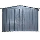 TechTen - Outdoor Metal Storage Shed with Double Doors - 3m x 3m (10ft x 10ft)