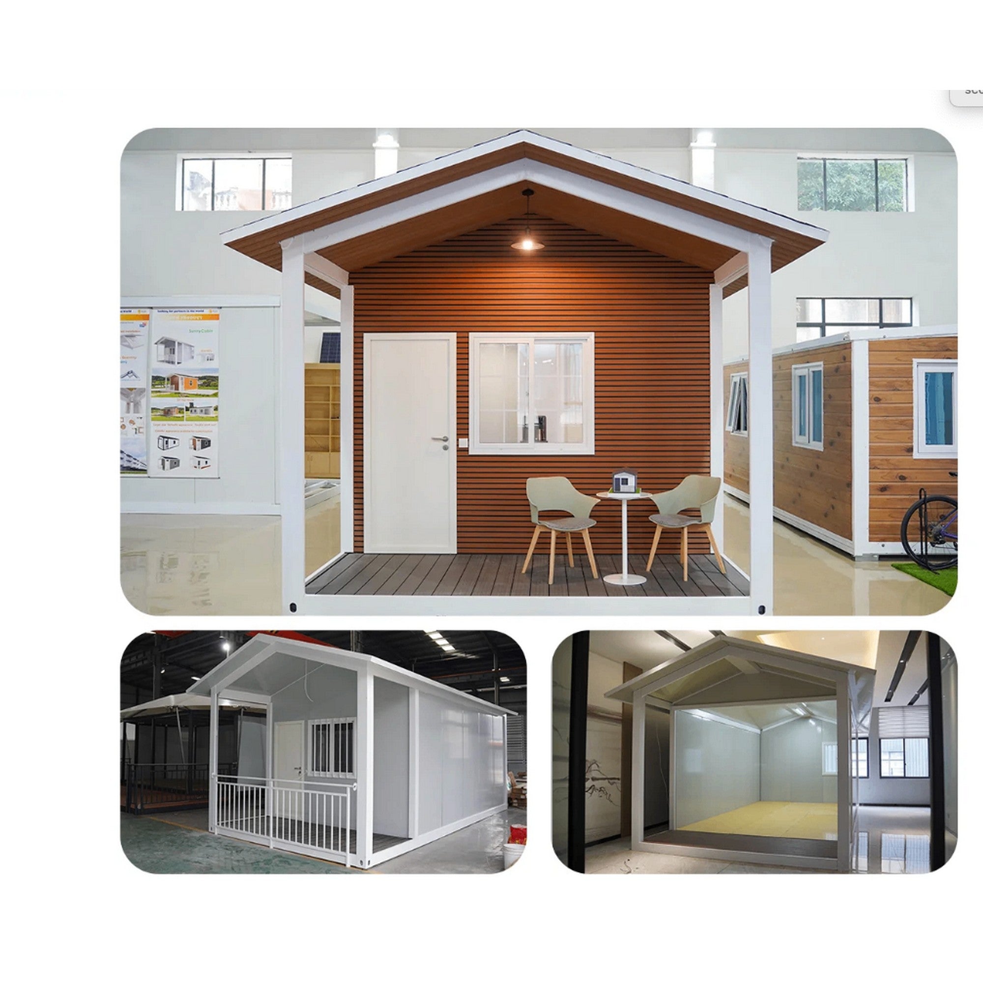 Modern Modular Container House with Detachable Gable Roof