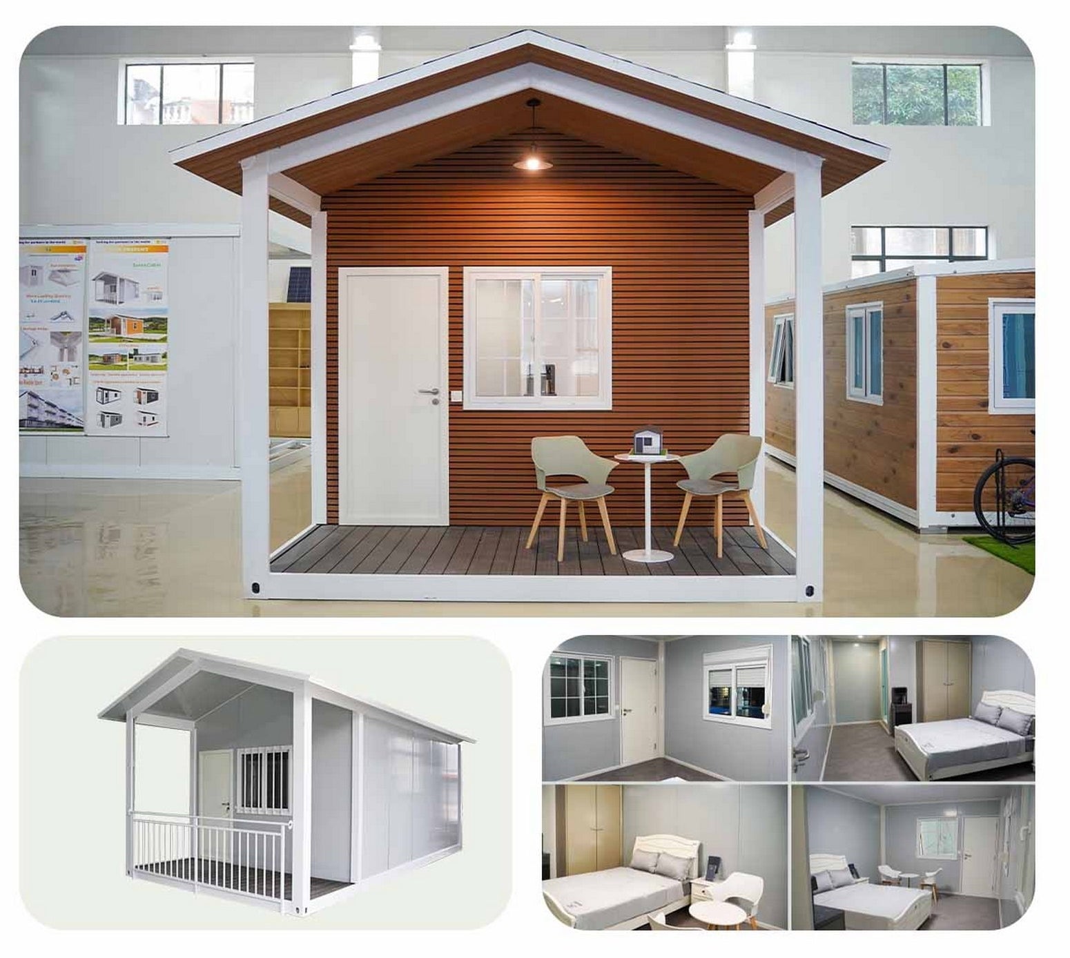 Modern Modular Container House with Detachable Gable Roof