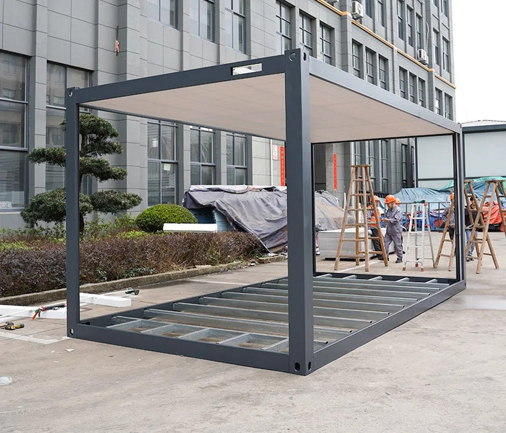 Expandable Frame Installation Modular Prefabricated Container House K5 – 20ft Expandable Steel Frame ...