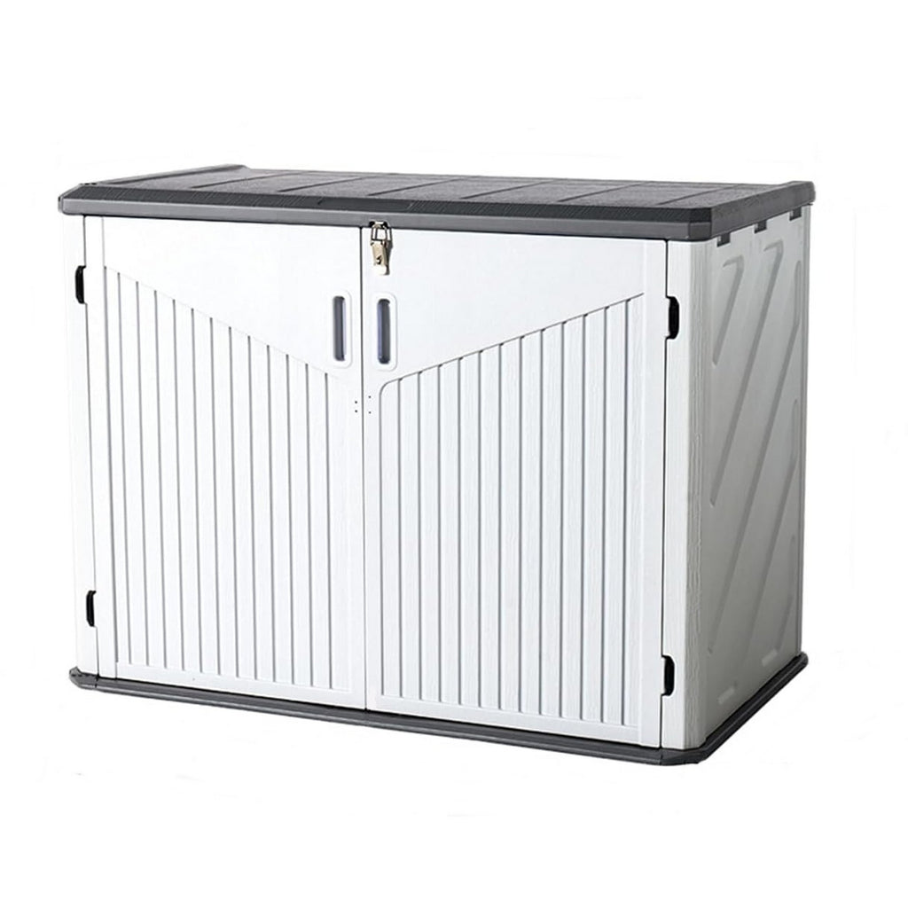 Outdoor Resin Storage Cabinet with 2 Shelves | 1m x 1.3m | Savvy Sheds