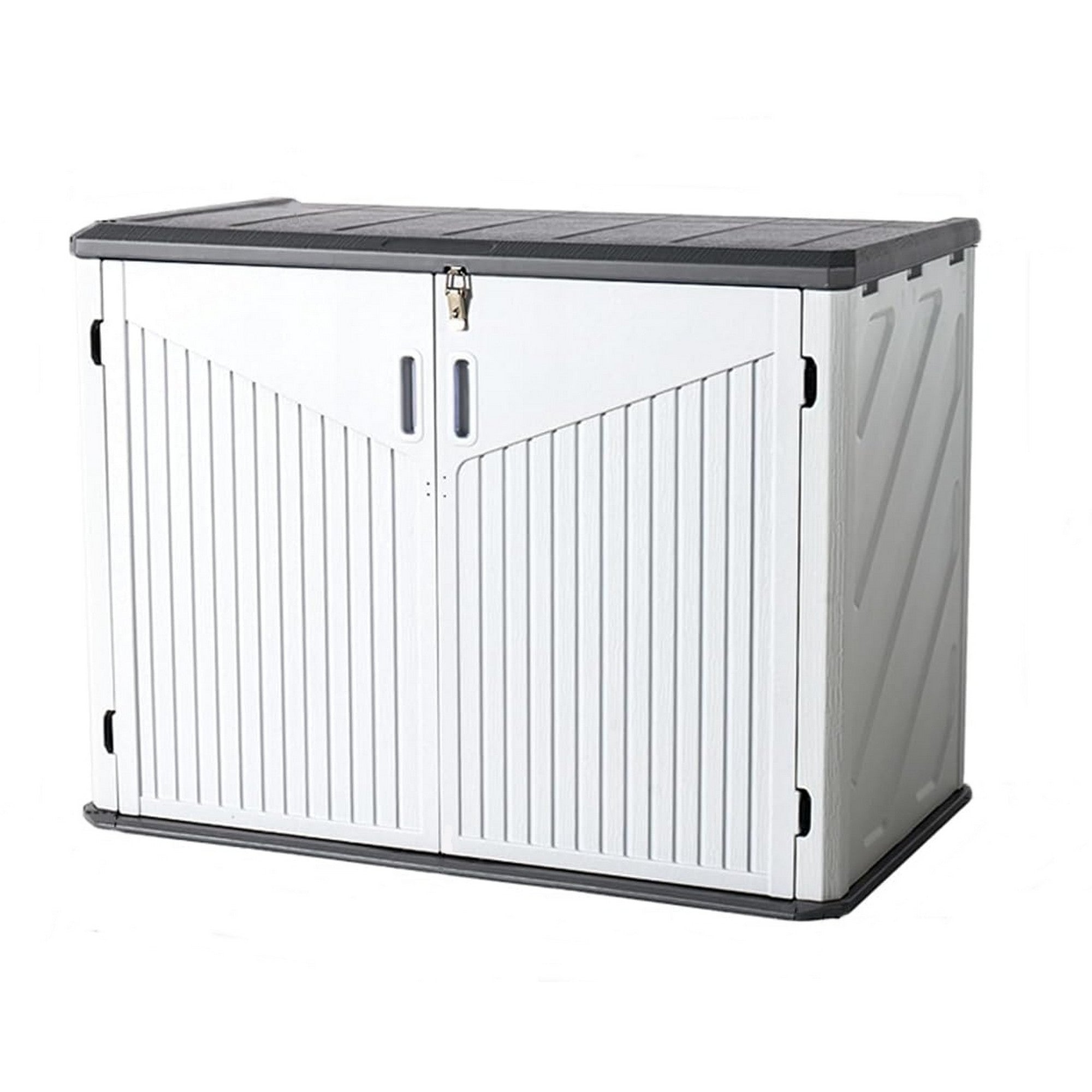 Outdoor Resin Storage Cabinet with 2 Shelves | 1m x 1.3m | Savvy Sheds