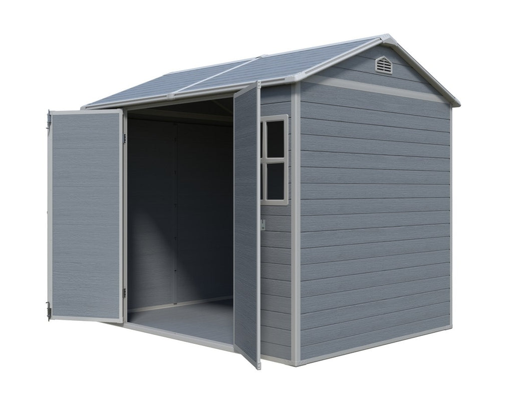 Modern & Durable Weather-Proof Storage Shed 1,8m x 2,4m (6ft x 8ft)
