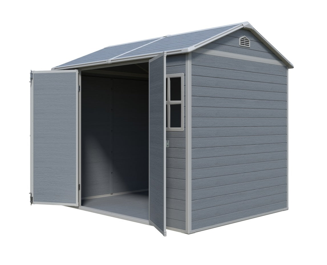 Modern & Durable Weather-Proof Storage Shed 1,8m x 2,4m (6ft x 8ft)