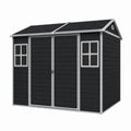 Modern & Durable Weather-Proof Storage Shed with Motion Sensing Lights | 1,8m x 2,4m (6ft x 8ft)