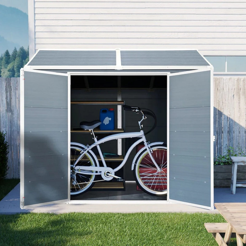 Modern & Durable Weather-Proof Storage Shed 1,8m x 2,4m (6ft x 8ft)