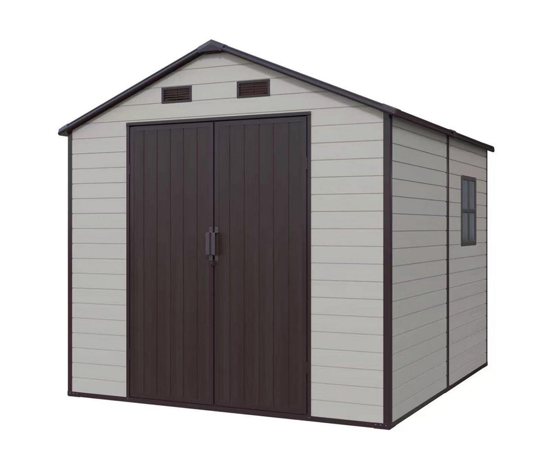 Modern & Durable Weather-Proof Storage Shed 2,4m x 2.4m (8ft x 8ft)