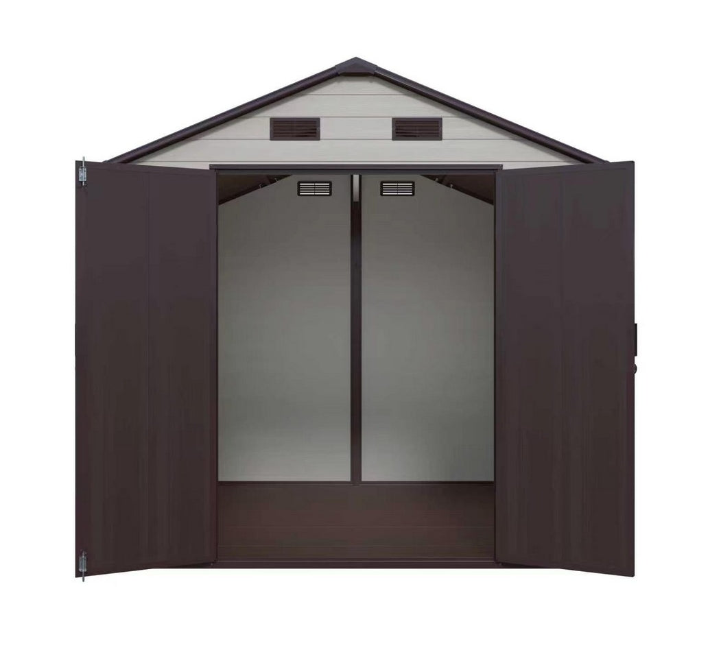 Modern & Durable Weather-Proof Storage Shed 2,4m x 2.4m (8ft x 8ft)