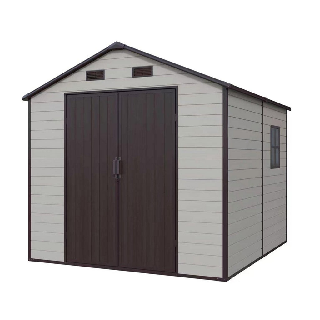 Modern & Durable Weather-Proof Storage Shed 2,4m x 2.4m (8ft x 8ft)
