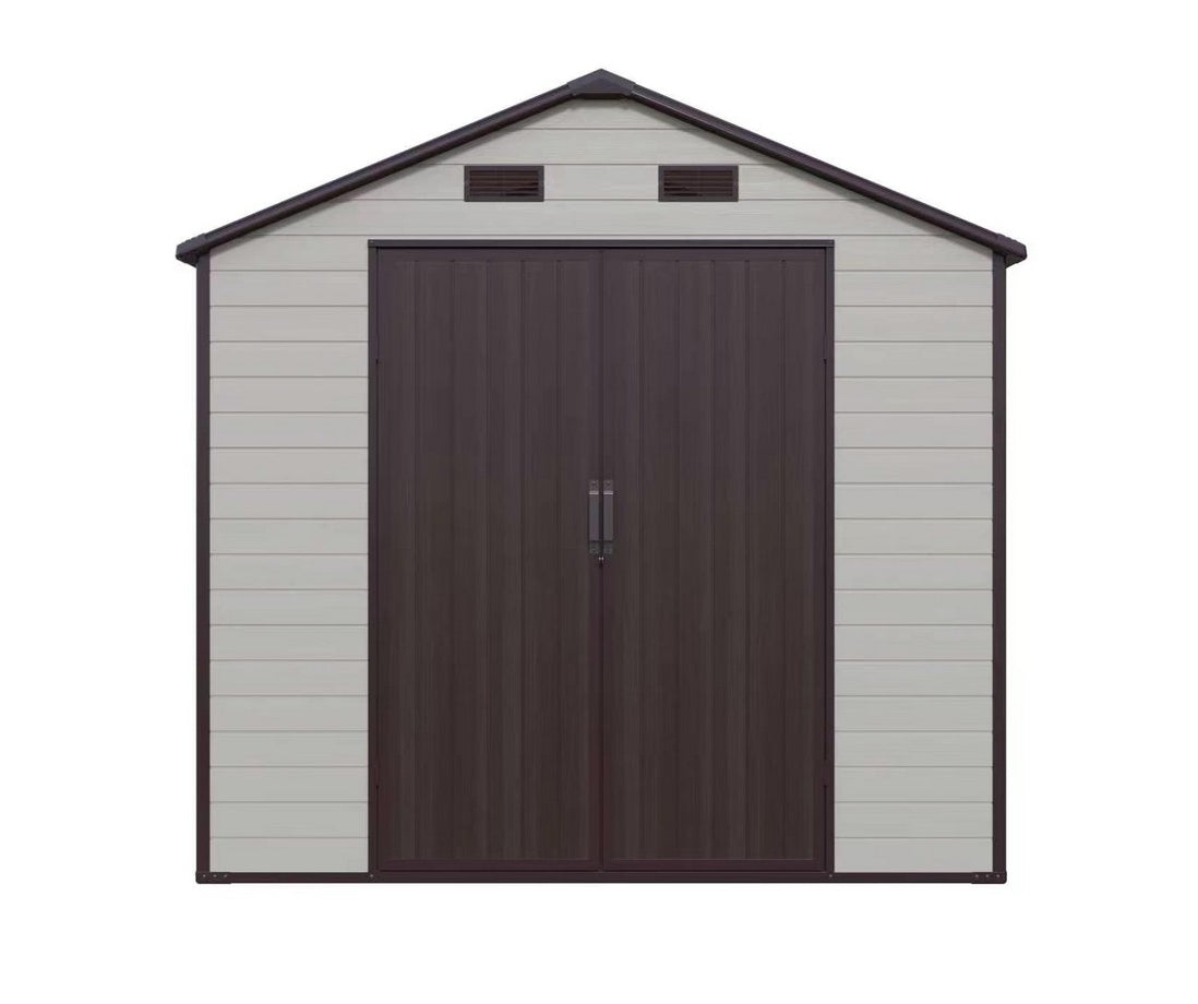 Modern & Durable Weather-Proof Storage Shed 2,4m x 2.4m (8ft x 8ft)