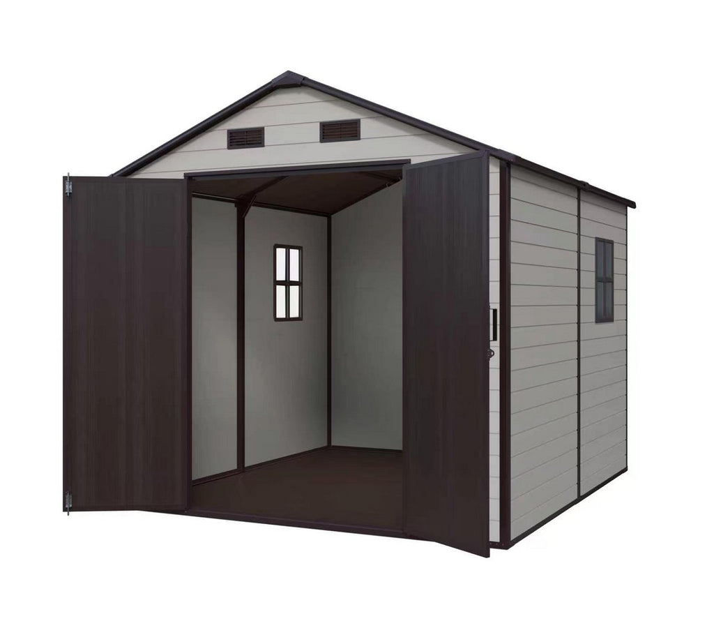 Modern & Durable Weather-Proof Storage Shed 2,4m x 2.4m (8ft x 8ft)