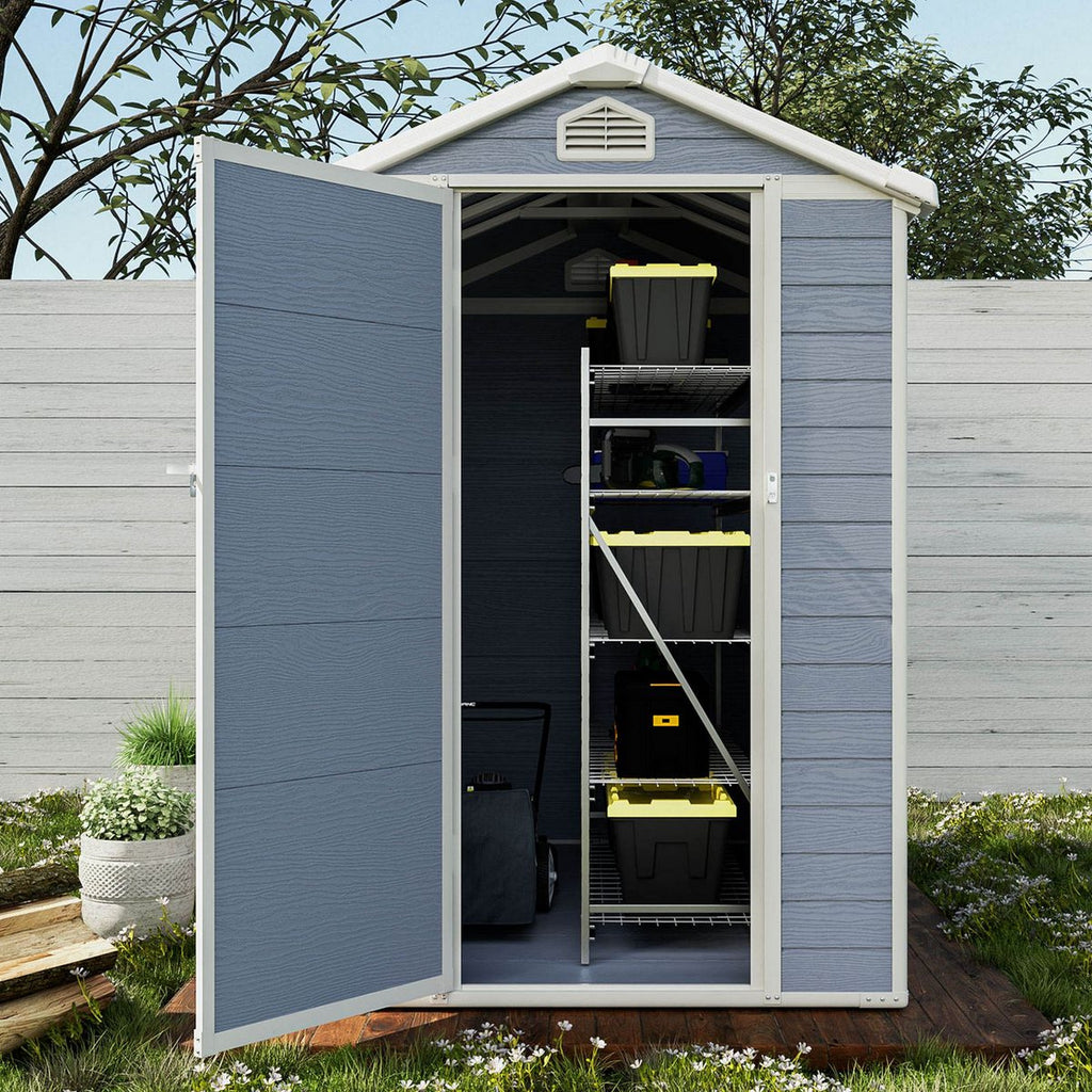 Modern & Durable Resin Weather Proof Storage Shed | 1.2m x 1.8m | Savvy Sheds