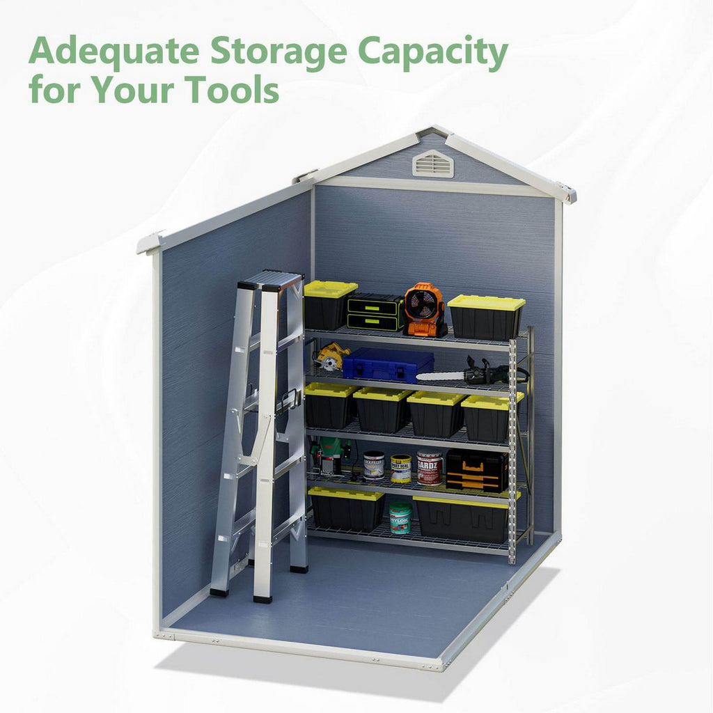 Modern & Durable Resin Weather Proof Storage Shed | 1.2m x 1.8m | Savvy Sheds