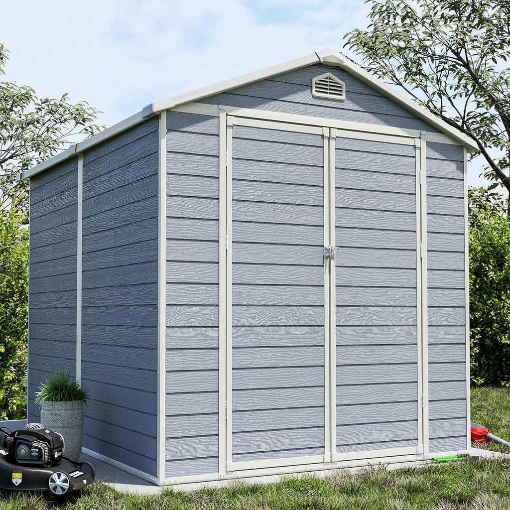 Modern & Durable Resin Weather Proof Storage Shed | 1.8m x 2.4m | Savvy Sheds