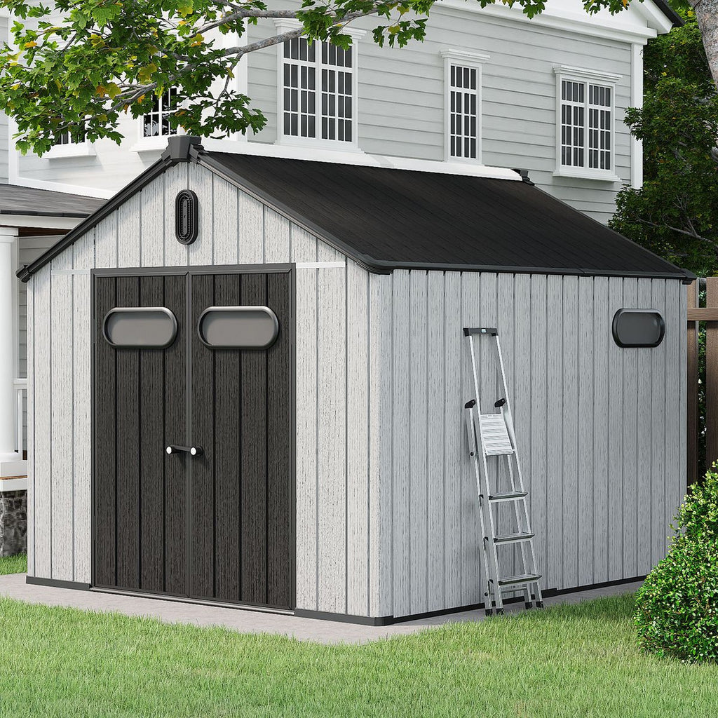 Modern & Durable Resin Weather Proof Storage Shed | 2.4 x 3m | Savvy Sheds
