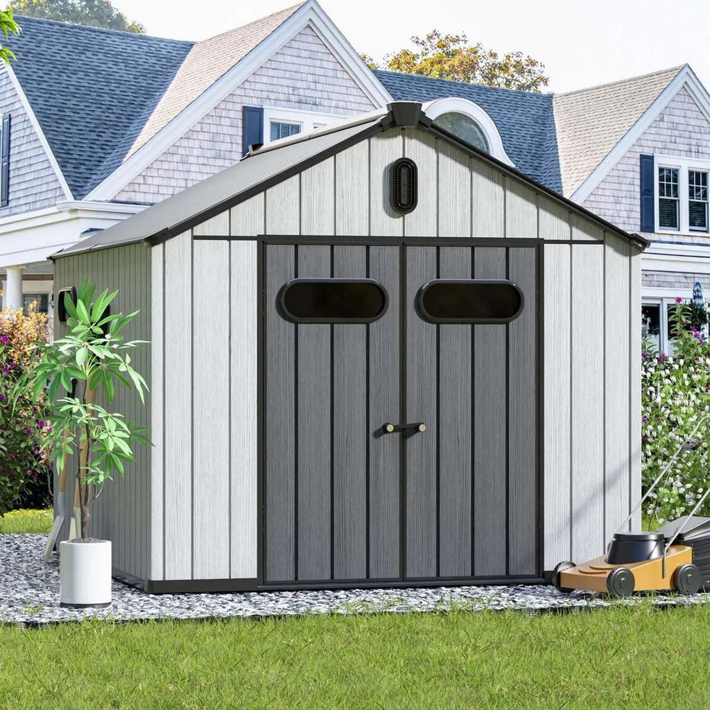 Modern & Durable Resin Weather Proof Storage Shed | 2.4 x 3m | Savvy Sheds