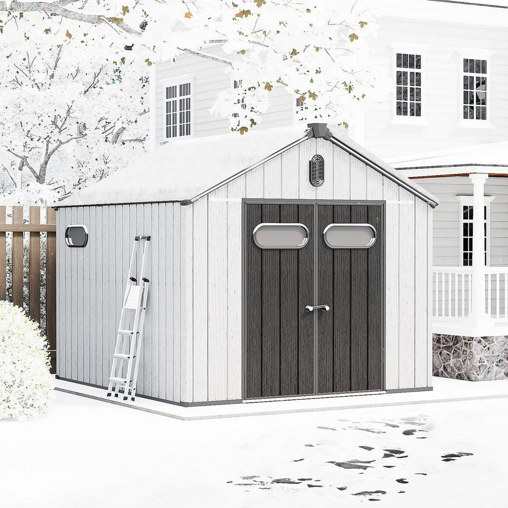 Modern & Durable Resin Weather Proof Storage Shed | 2.4 x 3m | Savvy Sheds