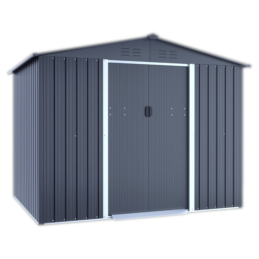 Outdoor Metal Storage Shed with Double Doors | 3m x 3m | Savvy Sheds