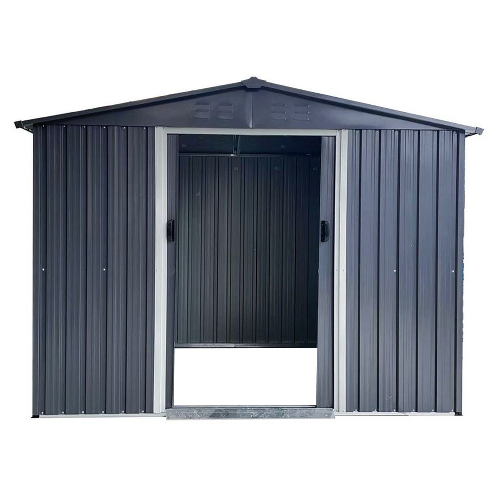 Outdoor Metal Storage Shed with Double Doors | 3m x 3m | Savvy Sheds