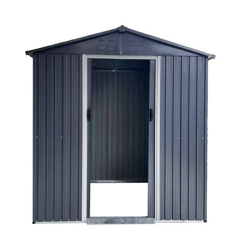 Outdoor Metal Storage Shed with Double Doors | 1.8m x 0.95m | Savvy Sheds