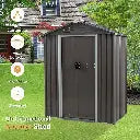 TechTen - Outdoor Metal Storage Shed with Double Doors - 3.0m x 3.6m (10ft x 12ft)